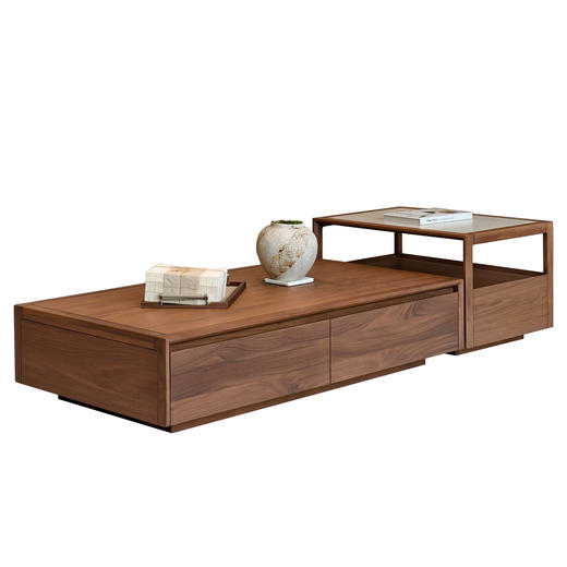 【中古风-ZG221/ZG222茶几】黑胡桃/客厅/茶几 商品图1