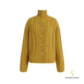 MAISON COVET 纯山羊绒绞花上衣