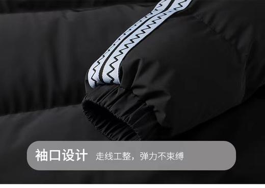 D120221冬季休闲运动款加厚保暖连帽棉衣情侣棉服 商品图6