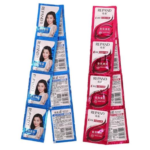 亮莊8ml一次性袋装洗发水沐浴露酒店宾馆旅行洗漱用品护发素批发 商品图4