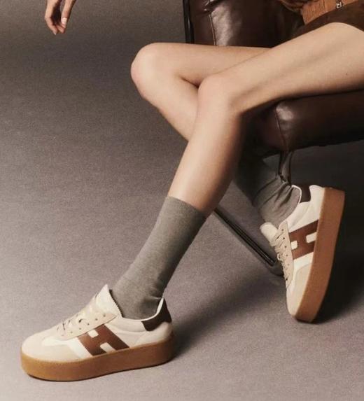 重磅渠道  小H厚底饼干鞋  超轻舒适 记忆海绵鞋垫   cool platform复古休闲鞋 商品图1