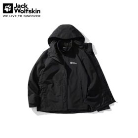 【云粉节】【7折】6楼JACKWOLFSKIN狼爪ROBUST男士秋冬防水软壳三合一冲锋衣51222716000吊牌价2899折后价2029