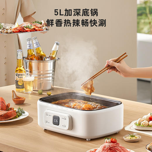 摩动电蒸锅多功能三层炖蒸煮一体早餐机可预约不锈钢蒸箱家用新款 商品图1