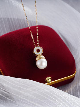 子佩集S925银珍珠吊坠【XXDZ044】纯银镀金珍珠(不含链)2412