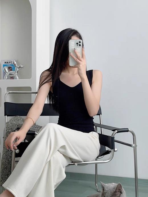 二合一带胸垫一体式德绒保暖背心 商品图8