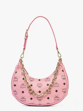 MCM 肩包 SMALL女  MWHFATA02PZ001-F 桃花粉.