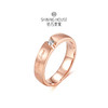 【甑选钻饰】【门店同款】钻石世家 一生一爱系列 18金镶钻情侣戒指  奏响爱的节拍【一经下单不支持无理由退换货】预计3-5天发货 商品缩略图4