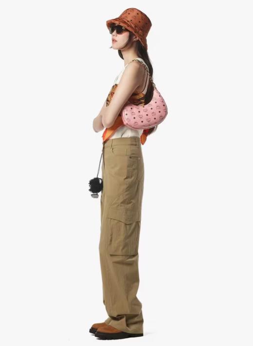 MCM 肩包 SMALL女  MWHFATA02PZ001-F 桃花粉. 商品图3