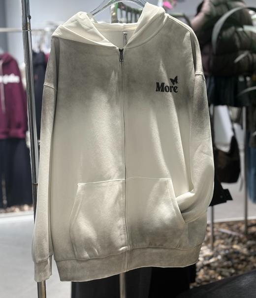 NC连帽喷漆渐变图案卫衣外套50729（白）秋季253060370321 商品图0