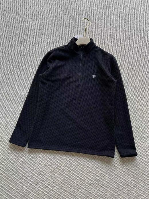 D120233秋冬户外休闲衣百搭男士SOTSOT高领水波纹半拉链卫衣 商品图6