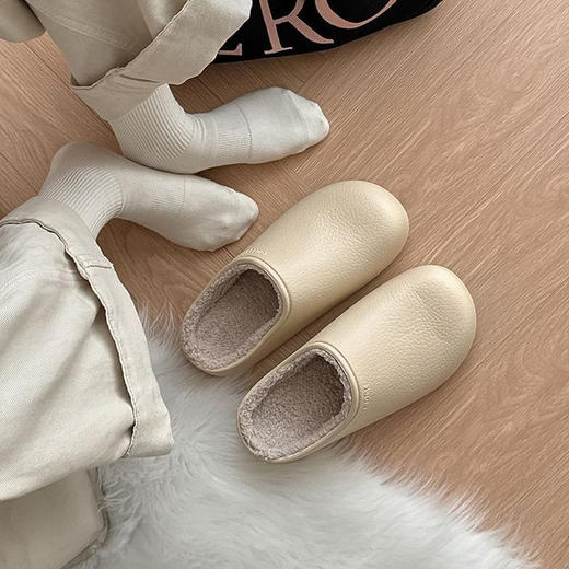 it hut 鞋面防水 勃肯棉拖鞋 保暖不闷脚 鞋底柔软 3色可选 商品图3