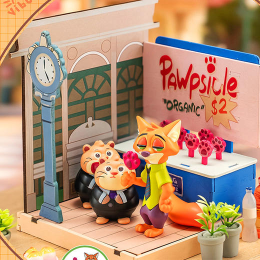 疯狂动物城拼装场景角色生活盲盒-纪念日百货门店同款168095365 商品图0