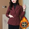 西装领刺绣双排扣羽绒棉服，保暖加厚棉衣KQL-B43N1662 商品缩略图0