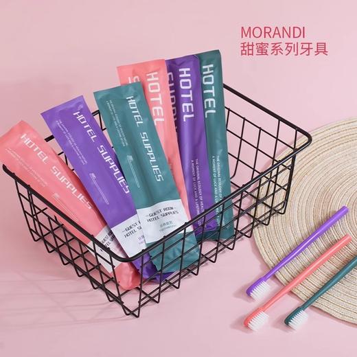 一次性牙刷带牙膏高档酒店民宿专用软毛牙具洗漱家用待客独立包装 商品图2