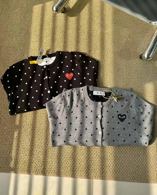 D120207韩系慵懒感立体波点针织开衫外套女款 商品图13