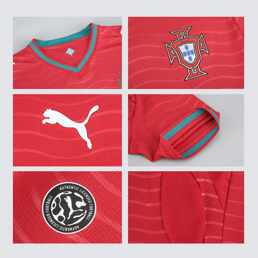 小李子PUMA彪马2026世界杯葡萄牙主场球迷版短袖球衣男783278 01 商品图3