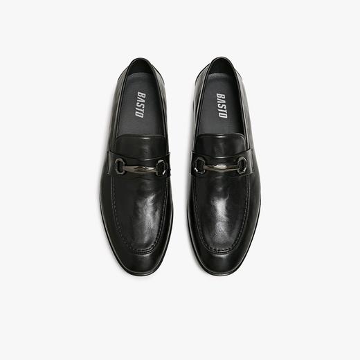 【云粉节】BF楼百思图2026春季新款乐福鞋简约商务男休闲皮鞋13658AM6吊牌价999.现价539 商品图3