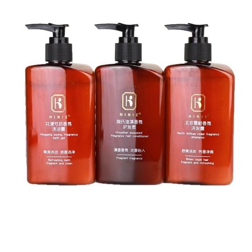 酒店一次性洗发水沐浴露用品套装宾馆民宿专用 大瓶300毫升洗头膏 商品图4