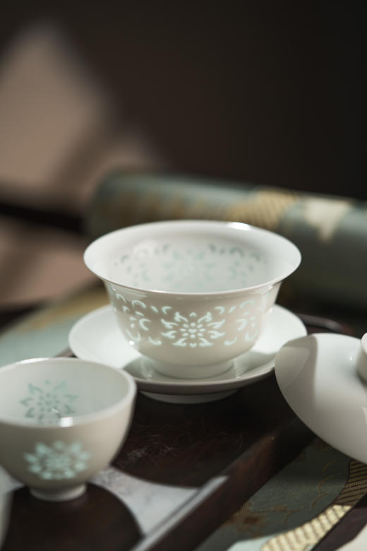 【12月新人专享】素玲珑盖碗茶具套组 商品图2