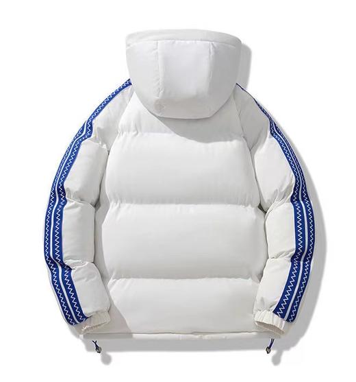 D120221冬季休闲运动款加厚保暖连帽棉衣情侣棉服 商品图8