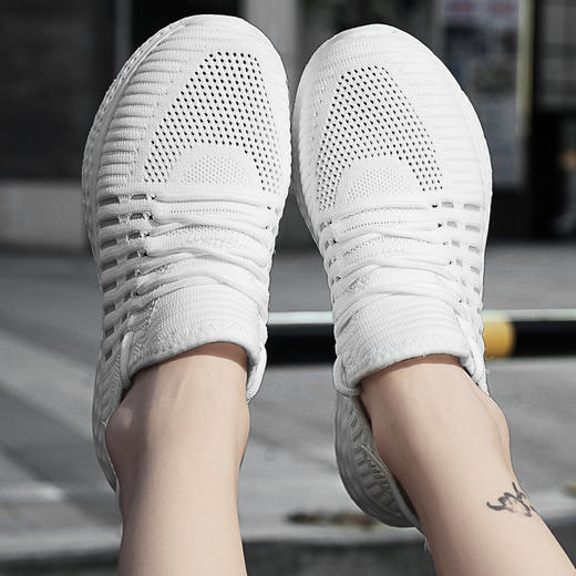 【轻盈透气  舒适耐磨】顺驰飞织超轻透气镂空男女休闲鞋 舒适脚感 高弹减震 清爽舒适透气 优选 商品图10