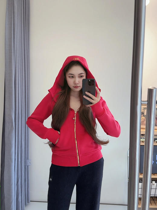 非质量问题不退换Lulu Scuba 女士修身款拉链连帽衫(EJ) 商品图0