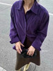 Max Daex®🇭🇰爆款 5色任选 灯芯绒衬衫 灯芯绒面料软乎乎不硬挺 宽松版型藏肉又随性 芋泥紫柔软细腻 保暖不厚重 气质复古衬衫女法式叠穿内搭衬衣外套宽松休闲遮肉长袖上衣 商品缩略图13