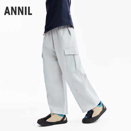 男童全腰梭织单裤春季新款安奈儿童装EB616544 商品图2