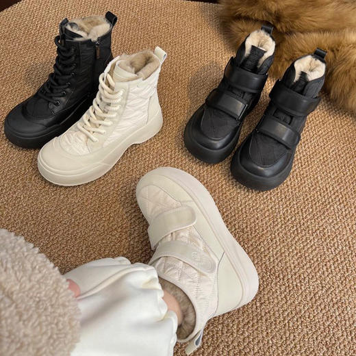 【纪华菲】兔毛雪地靴AB25587基地直邮 商品图0