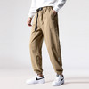 【100%棉】圣得西2025年男士冬季新款休闲裤中腰松紧宽松束脚裤 商品缩略图9