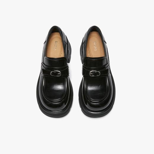 【云粉节】BF楼百思图2026春季新款英伦乐福鞋小皮鞋厚底粗跟女单鞋CV339AA6吊牌价859.现价469 商品图8