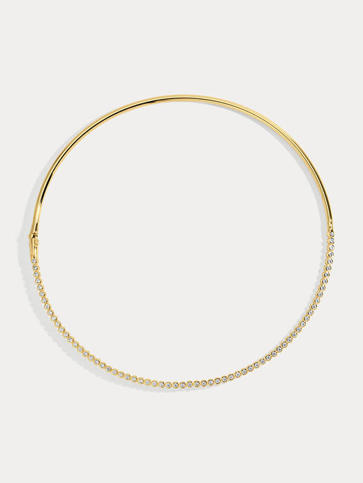 订购8周到｜Lili Claspe-Reese-瑞茜 金色 网球 锆石 项圈［美国设计师］ 商品图1