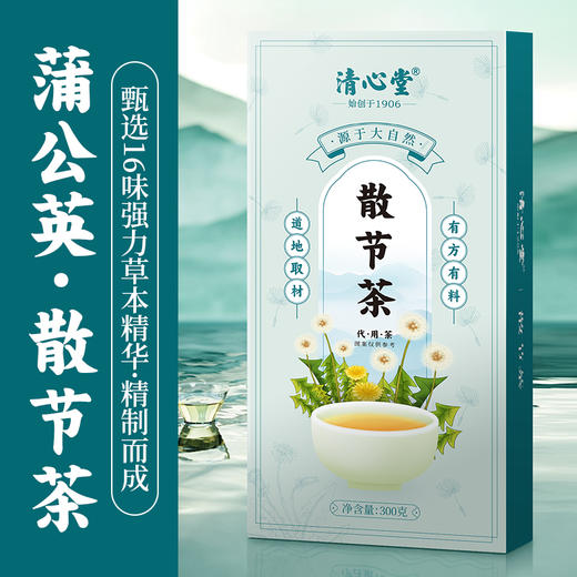 【广州清心堂 中华老字号】清心堂蒲公英散节茶  10g*30包/盒 商品图0