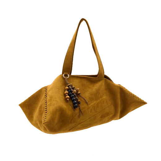 CryingCenter 反毛皮 中号单肩包饺子包（有串珠） 哭喊中心 商品图6