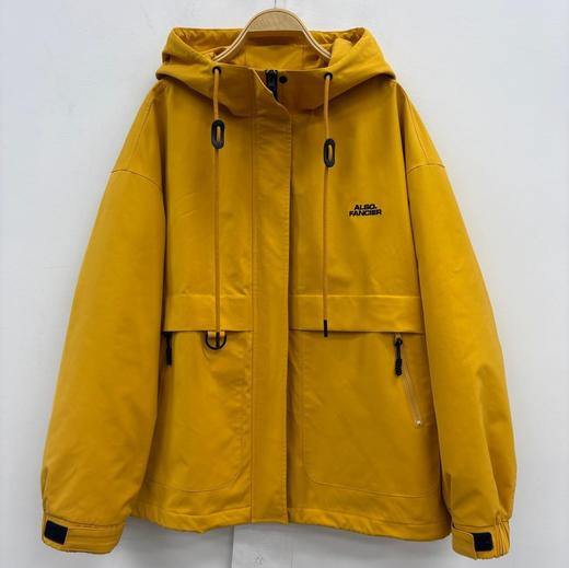 NC连帽净色夹棉风衣外套50902（黄）冬季954010050321 商品图0