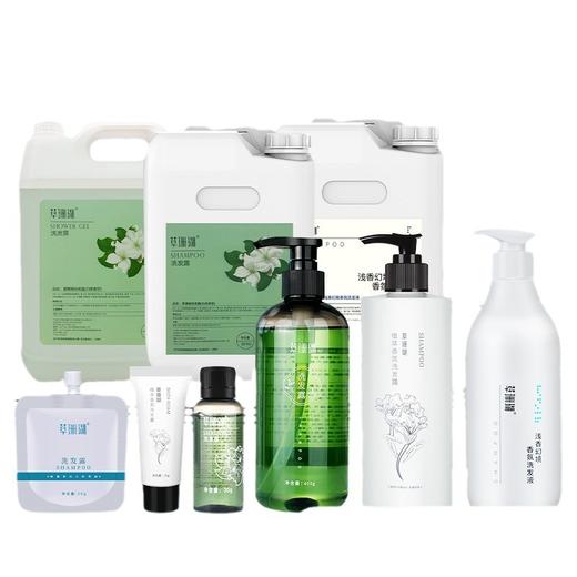 浅香白茶味透明洗发沐浴露酒店民宿洗浴用品持久留香洗护用品批发 商品图4