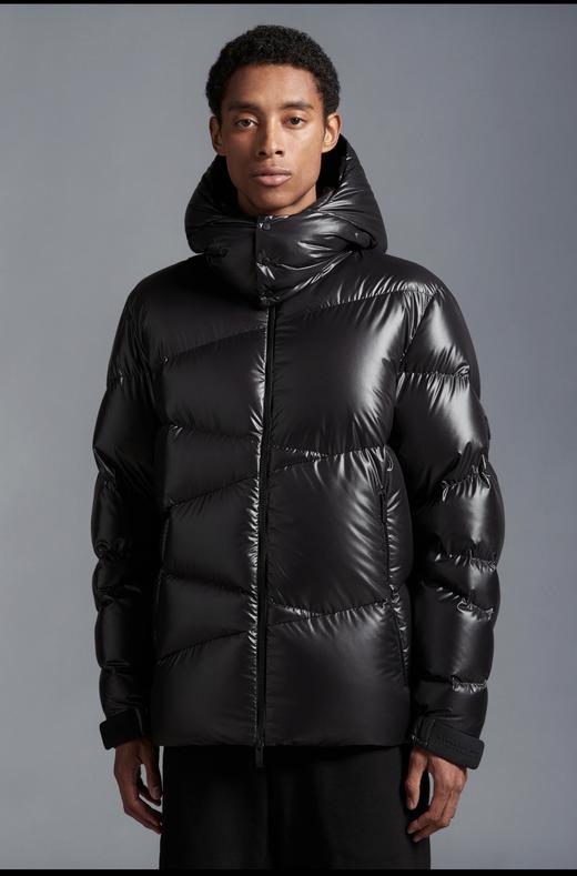 M0nc法萌 Y0nne 斜纹拼接可拆卸连帽羽绒服外套 YR188 商品图0