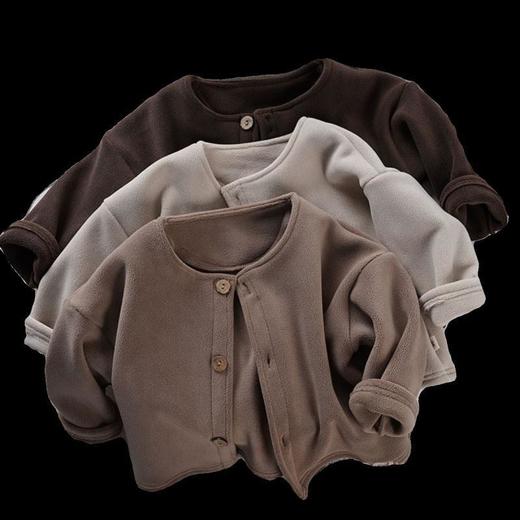 【GZ】无忧购秋冬儿童保暖一体宽松上衣休闲韩版加绒洋气外套G12（截单后3-5天发货) 商品图3