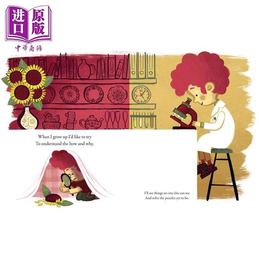 【中商原版】当我长大 我会成为... When I Grow Up Id Like To Be... 英文原版 儿童绘本 图画故事书 进口童书 精装 3岁以上 商品图4