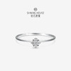 【甄选钻饰】【专享】钻石世家 [惜]系列 18K金钻石戒指 显钻钻石戒指简约钻戒 星芒切割镶嵌术 钻石世家专款钻饰（主石约0.03ct） 商品缩略图0