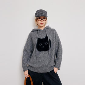 【商场同款】麦檬冬慵懒风休闲可爱毛针织衫4FA235641