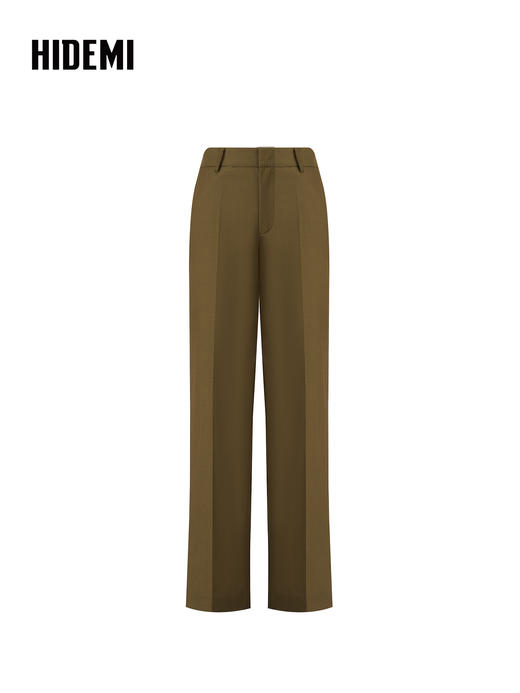 HIDEMI 精纺羊毛薄款直筒显瘦九分西裤 商品图4