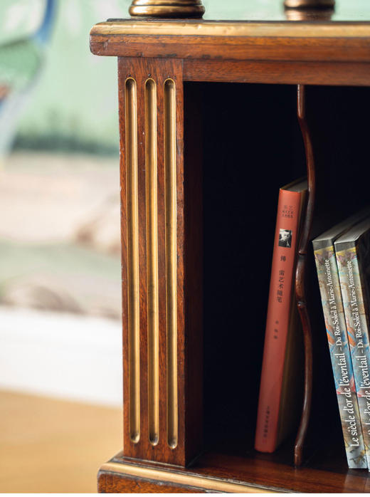 独角鹿西洋古董19世纪末法国出品路易十六风格大理石面音乐柜 商品图7