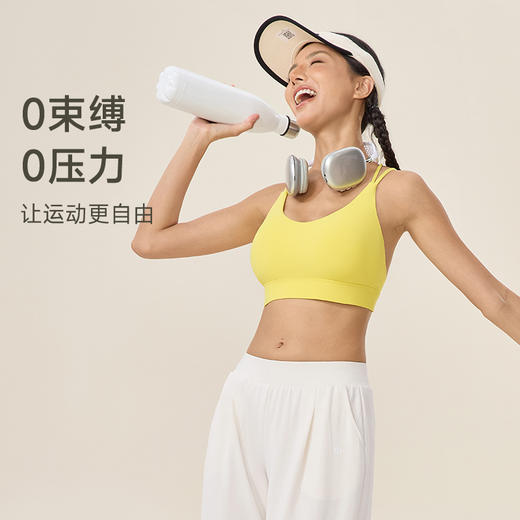 跃牌【欲动春风】系列 零感3.0PLUS瑜伽文胸LULU原纱双66莱卡水磨运动内衣bra52760 商品图3