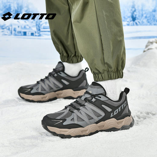 【倒V型织带结构  动态包裹防护】乐途户外运动鞋5957 橡胶耐磨大底 多方凹槽菱纹设计 商品图0