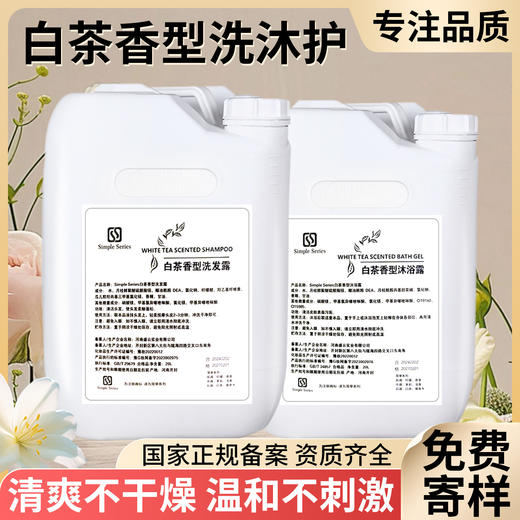 40斤装酒店专用大桶洗发水民宿理发店沐浴露20KG发廊护发素补充液 商品图0