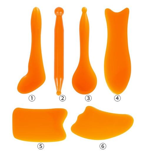 树脂刮痧板全身按摩刮痧美容院按摩店专用刮痧片刮痧7件套装批发 商品图1