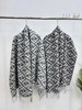 D120203浅灰色系双面印花款羊绒精典款情侣围巾披肩 商品缩略图0