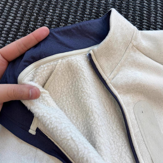 情侣款针织摇粒绒拉链开衫外套！2025秋冬休闲运动立领夹克卫衣保暖抓绒衣！ 商品图3