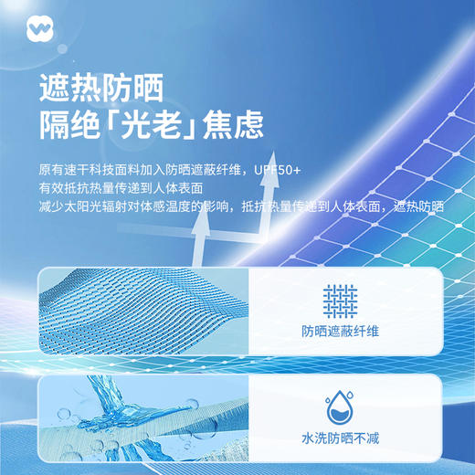 【速干凉感科技面料 汗水快速蒸发】完型速干短裤 防晒遮蔽纤维 遮热防晒 商品图4